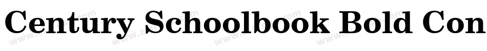 Century Schoolbook Bold Condensed BT字体转换
